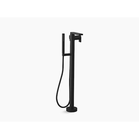 Kohler Composed Floor-Mount Bath Filler Trim With Handshower T73087-4-BL
